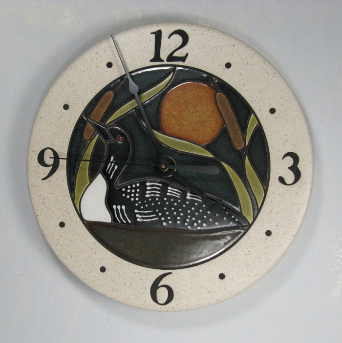 Loon Round Wall Clock